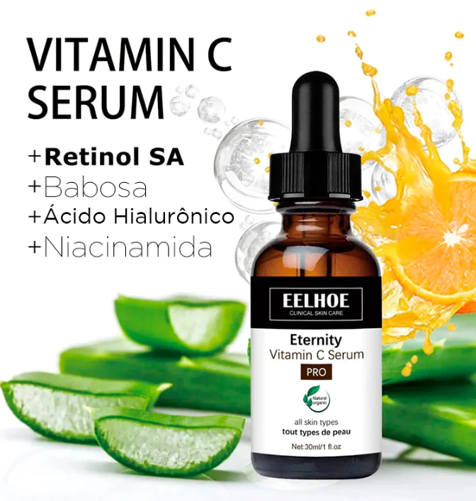 Sérum Facial Vitamina C - Reparador de Manchas Escuras e Melasma