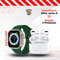 Relógio SmartWatch IWO ultra Serie 8 + Airpods 3 Pro (Brinde) - DUKSTORAGE