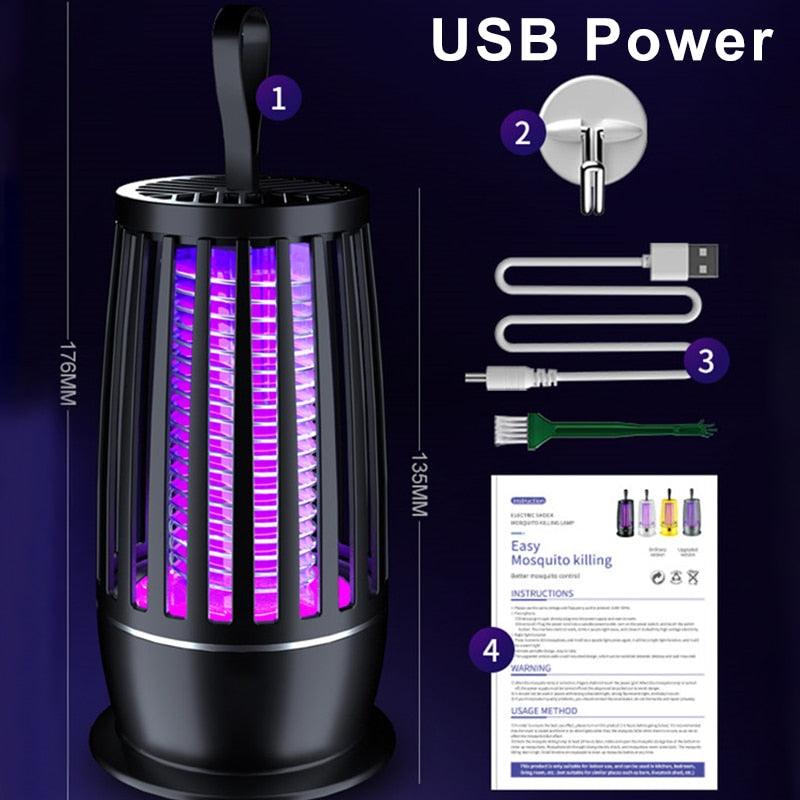 Lâmpada Recarregável Repelente de Insetos ShockWave - DUKSTORAGE