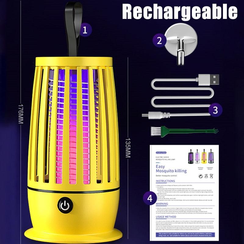 Lâmpada Recarregável Repelente de Insetos ShockWave - DUKSTORAGE