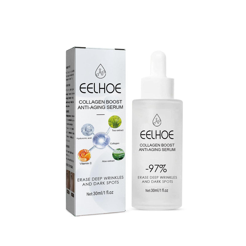 EELHOE Collagen Anti-aging Essence Dilutes wrinkles, fine lines around the eyes, and law lines Moisturizes and tightens the skin - DUKSTORAGE